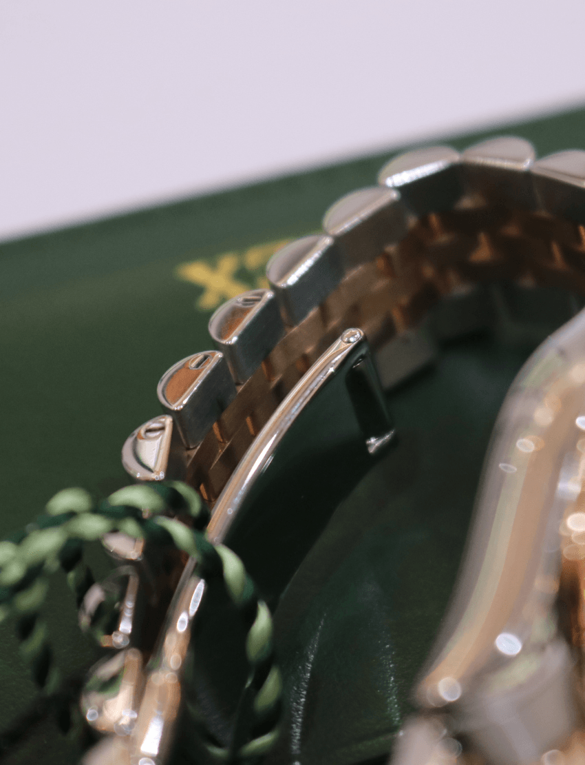 Rolex Datejust 31mm Blue Diamond Dial Watch RoseGold Jubillee Bracelet