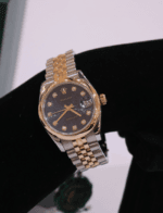 Rolex Datejust 31mm Blue Diamond Dial Watch RoseGold Jubillee Bracelet