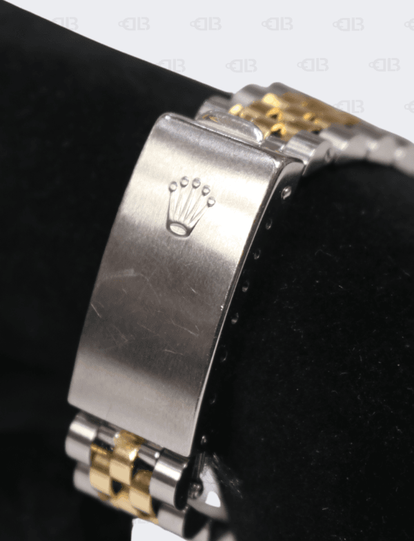 Rolex Oyster Perpetual Date Just 31mm Diamond Dial Champagne Face Gold/Stainless Steel Jubilee Bracelet