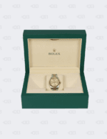 Rolex Oyster Perpetual Date Just 31mm Diamond Dial Champagne Face Gold/Stainless Steel Jubilee Bracelet