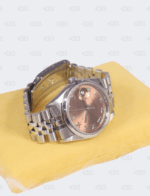 Rolex Oyster Perpetual Date Just 36mm Roman Dial Salmon Face White/Stainless Steel Jubilee Bracelet