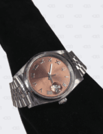 Rolex Oyster Perpetual Date Just 36mm Roman Dial Salmon Face White/Stainless Steel Jubilee Bracelet