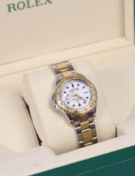 Rolex Oyster Perpetual Yacht Master 29mm White Face Gold/Stainless Steel OysterFlex Bracelet