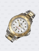 Rolex Oyster Perpetual Yacht Master 29mm White Face Gold/Stainless Steel OysterFlex Bracelet