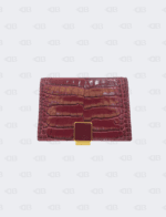 Smythson Croco-Embossed Card Holder