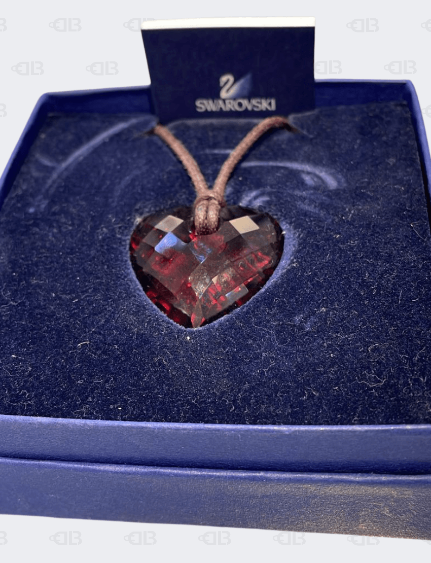 Swarovski Bordeaux Heart Pendant