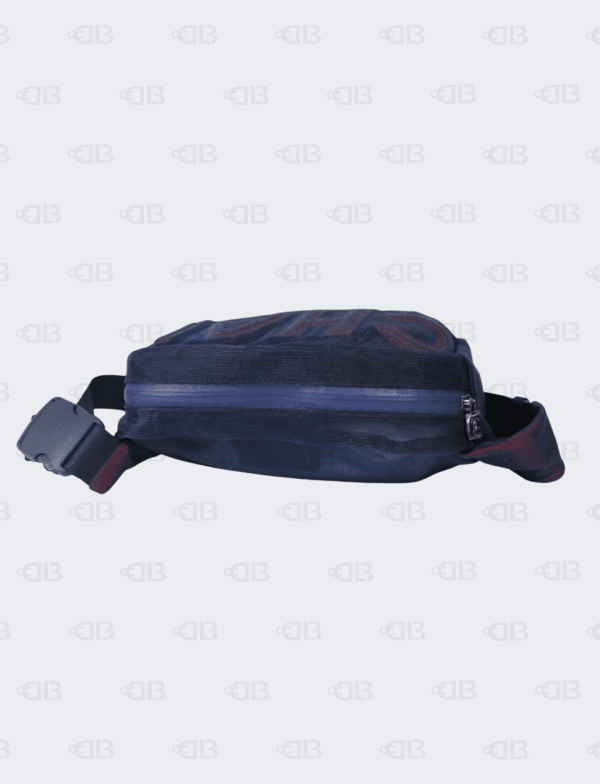 Chanel Mesh Nylon Logo Belt Bag Navy