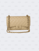 Chanel Jumbo Caviar Double Flap Beige Color GHW
