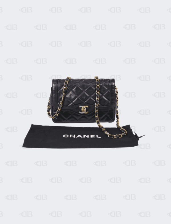Chanel Mini Diana Black Flap Bag