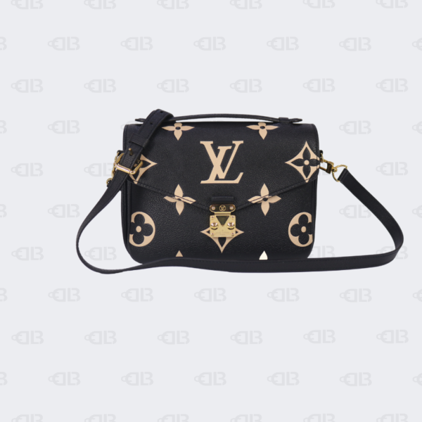 Louis Vuitton Pochette Metis GeantCollection Black/Beige Monogram