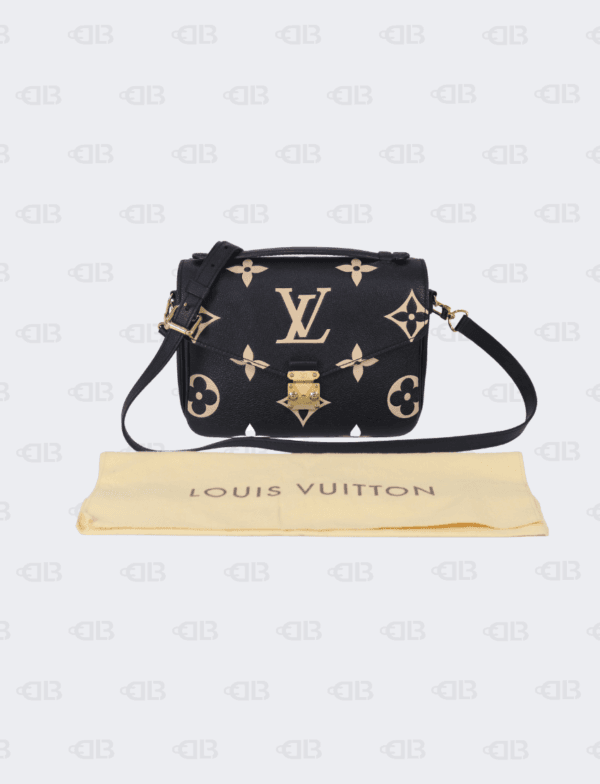 Louis Vuitton Pochette Metis GeantCollection Black/Beige Monogram