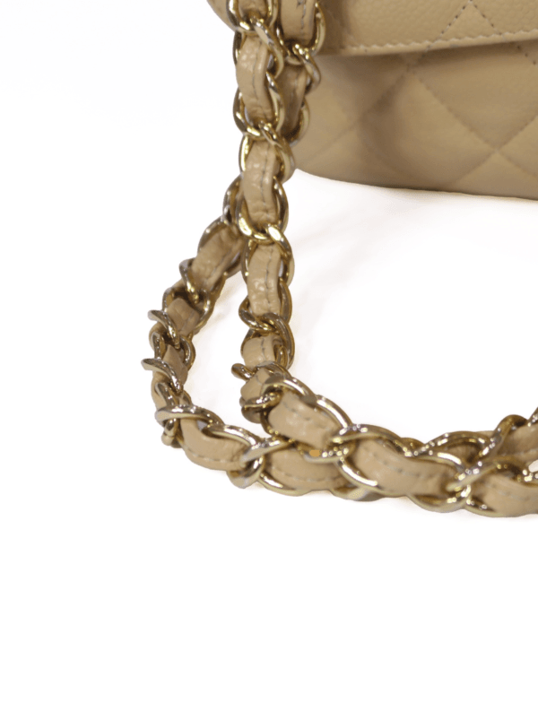 Chanel Jumbo Caviar Double Flap Beige Color GHW