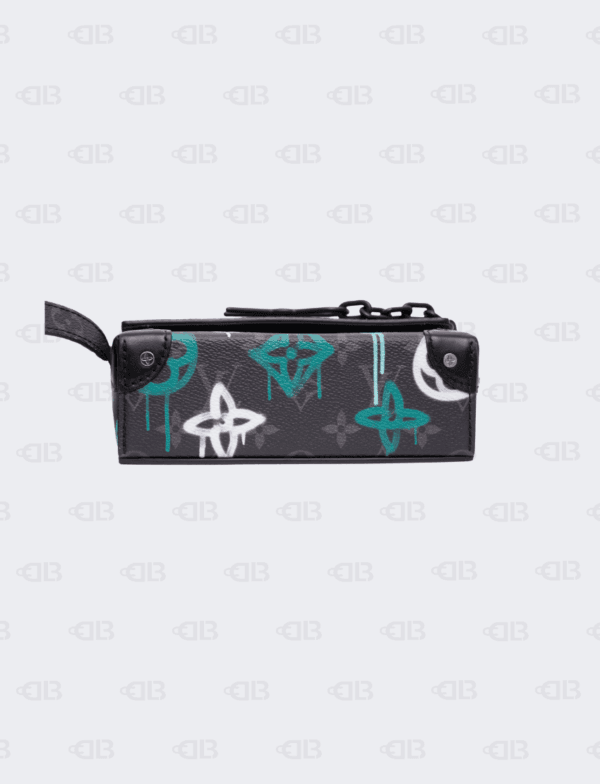 Louis Vuitton Steamer Wearable Wallet Graffiti Monogram Eclipse Canvas Shoulder Bag