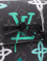 Louis Vuitton Steamer Wearable Wallet Graffiti Monogram Eclipse Canvas Shoulder Bag