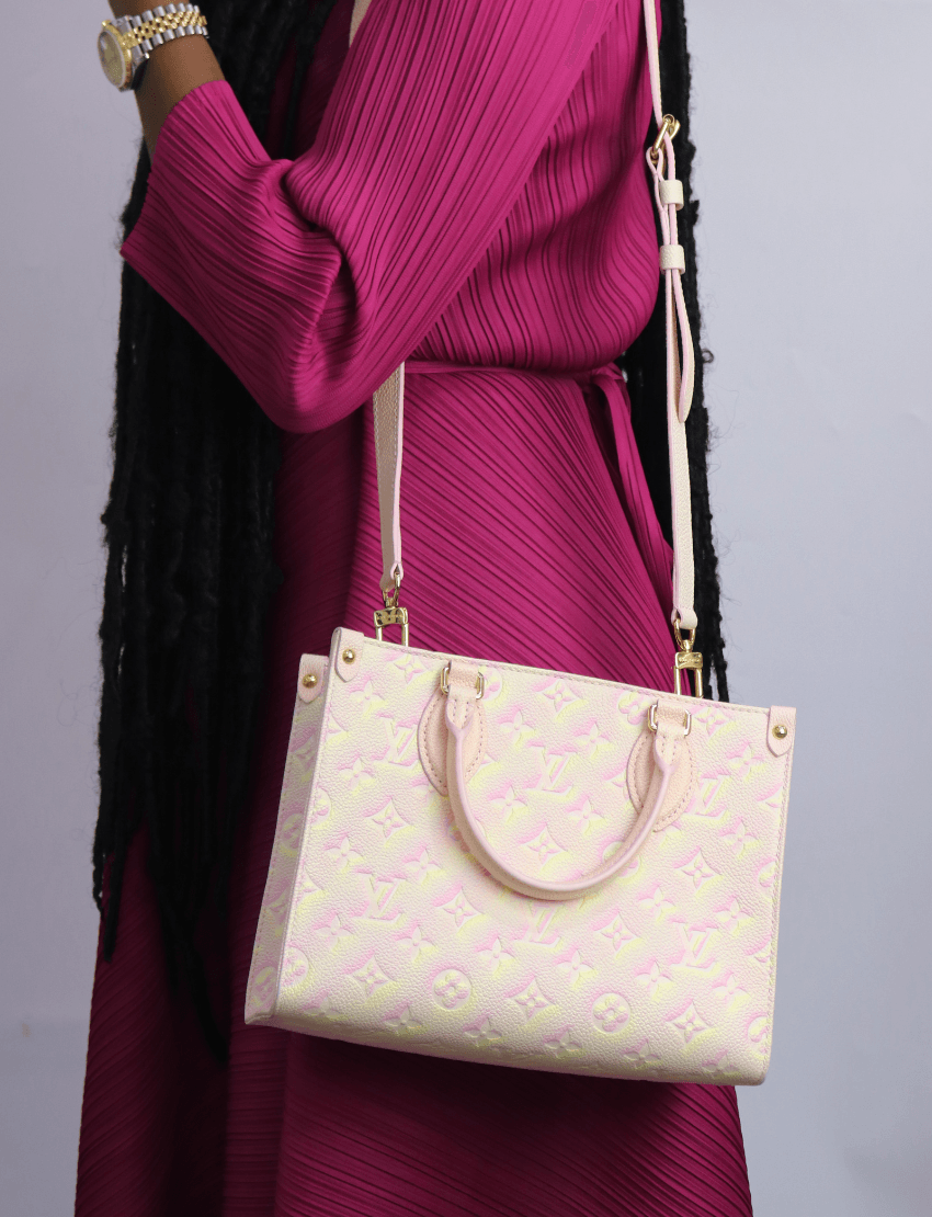 Louis Vuitton On The Go Pm Limited Edition Empriente Iridescent