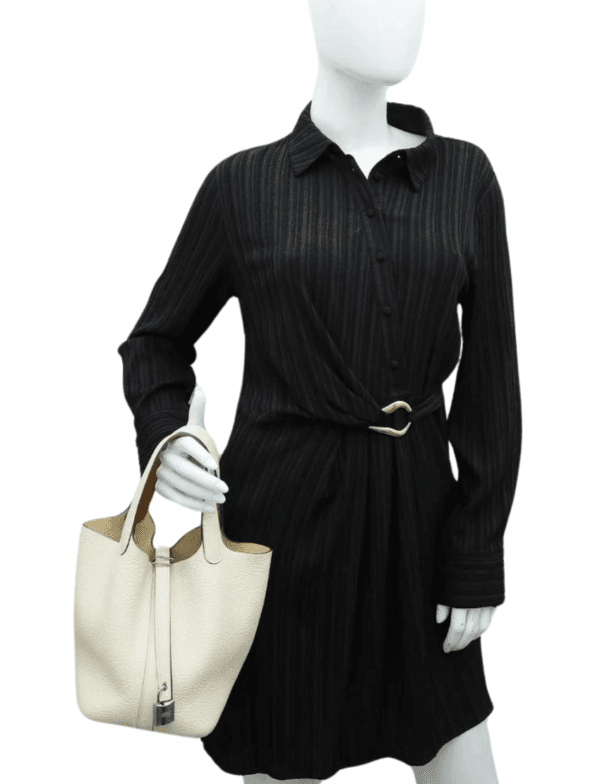 Hermes Picotin Lock 22 Nata Clemence Tote with GHW