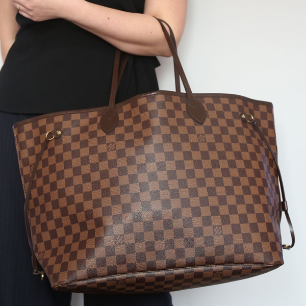 Louis Vuitton Damier Ebene Canvas Neverfull GM Bag