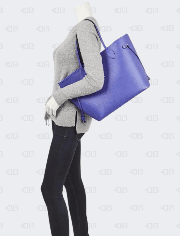 Louis Vuitton Figue Epi Leather Neverfull Tote MM with Pouch