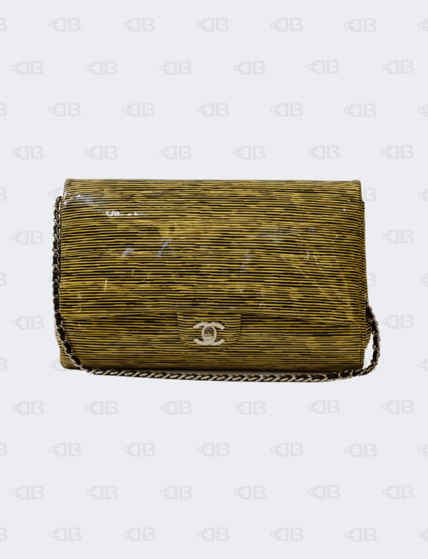 Chanel Timeless Striped Flap Medium