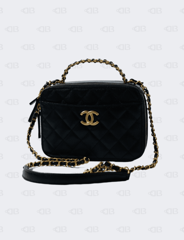 Chanel Caviar Pick Me Up Vanity Case