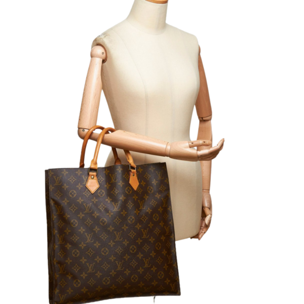 Louis Vuitton Vintage Monogram Sac Plat Tote MM Bag