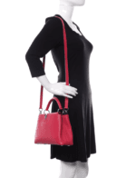 Louis Vuitton Taurillon Capucines BB Fuschia