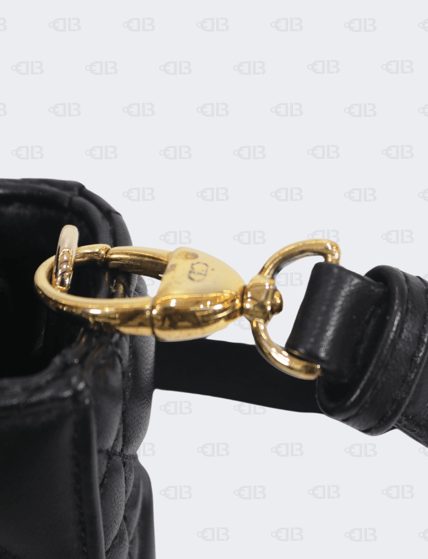 Christian Dior Small Lady D Joy Bag Black Cannage Lambskin