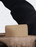 Lady Dior Beige Cannage Quilted Leather Large