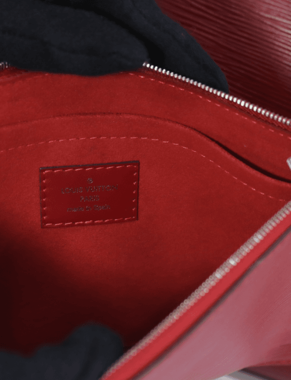 Louis Vuitton Rubi Epi Leather Neverfull MM Bag with Pouch