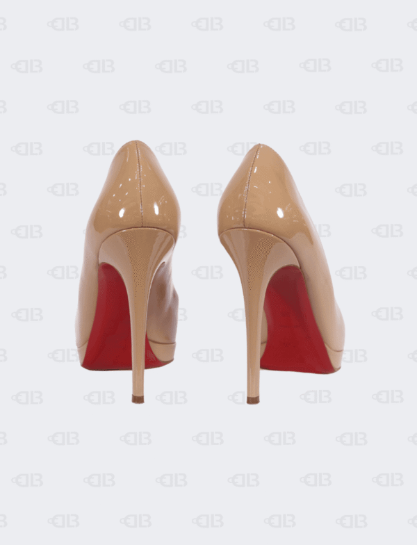 Christian Louboutin Beige Patent Leather New Simple Pumps Size 39