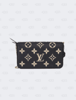 Louis Vuitton Felicie Pochette Bicolor Monogram Empreinte Giant Black