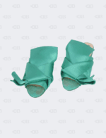 NÂș21 Satin Green Bow Mules Size