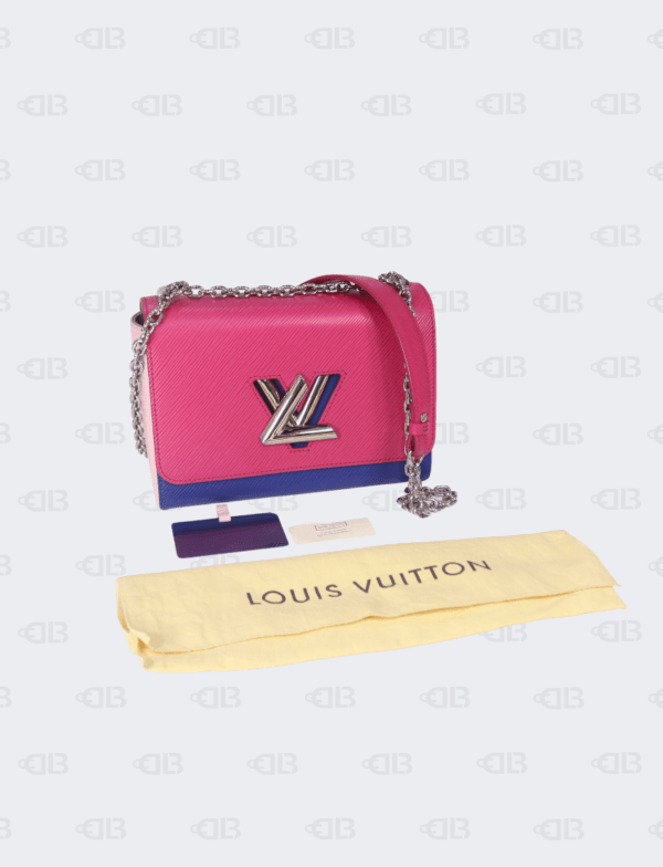 Louis Vuitton Twist MM Blue/Pink Epi Leather