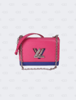 Louis Vuitton Twist MM Blue/Pink Epi Leather