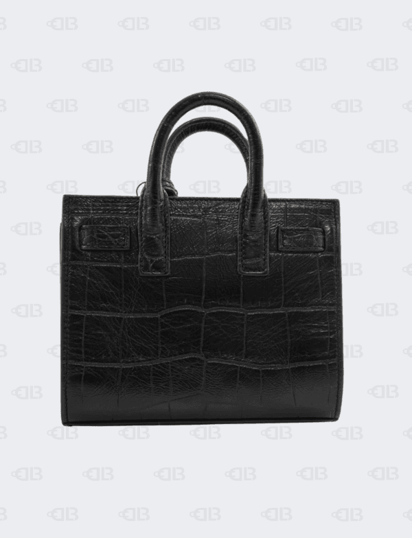 YSL Croco Embossed Sac De Jour