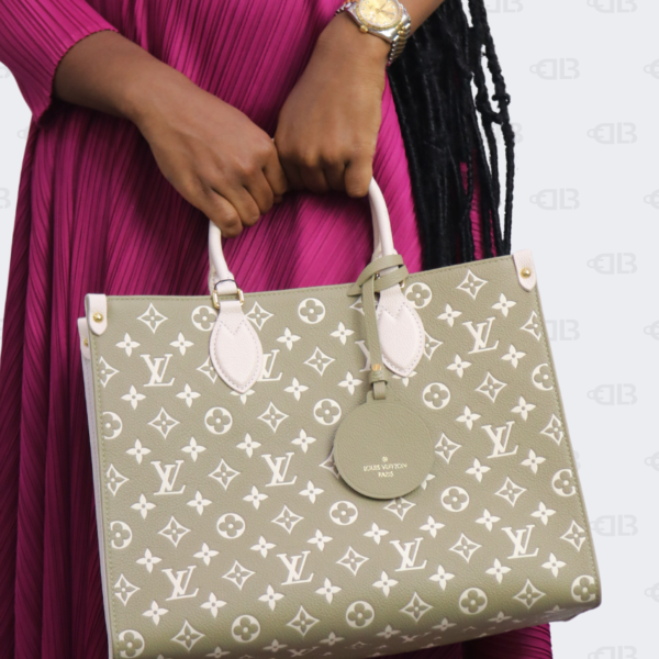 Louis Vuitton Spring in the City Khaki and Beige Empreinte OnTheGo MM