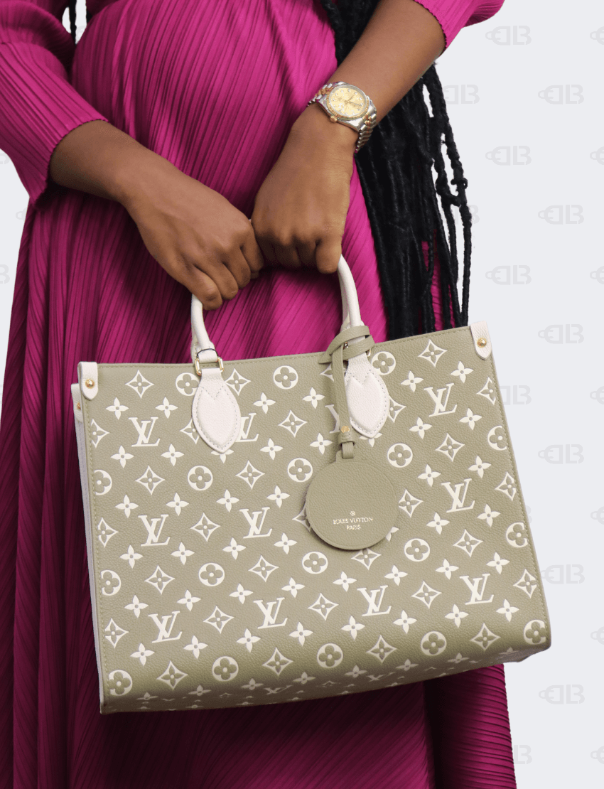 Louis Vuitton Spring in the City Khaki and Beige Empreinte OnTheGo MM