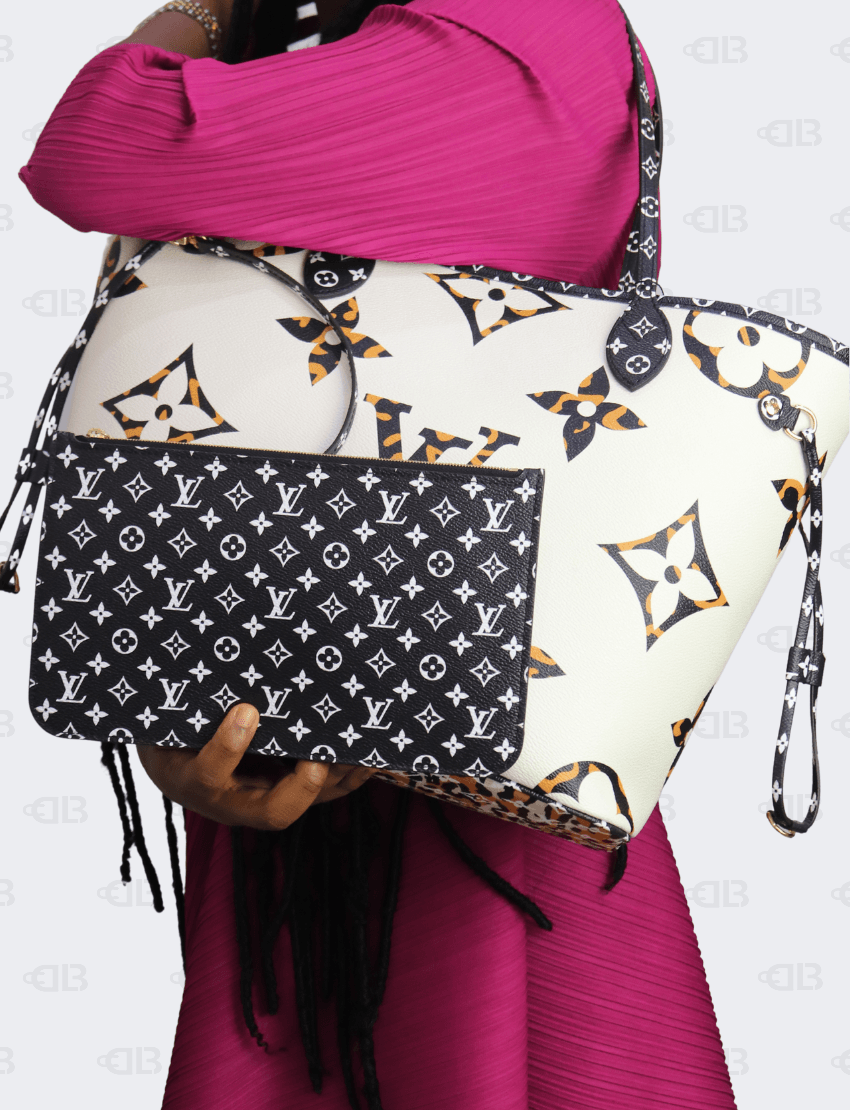 Louis Vuitton Giant Jungle Neverfull MM with Pouch