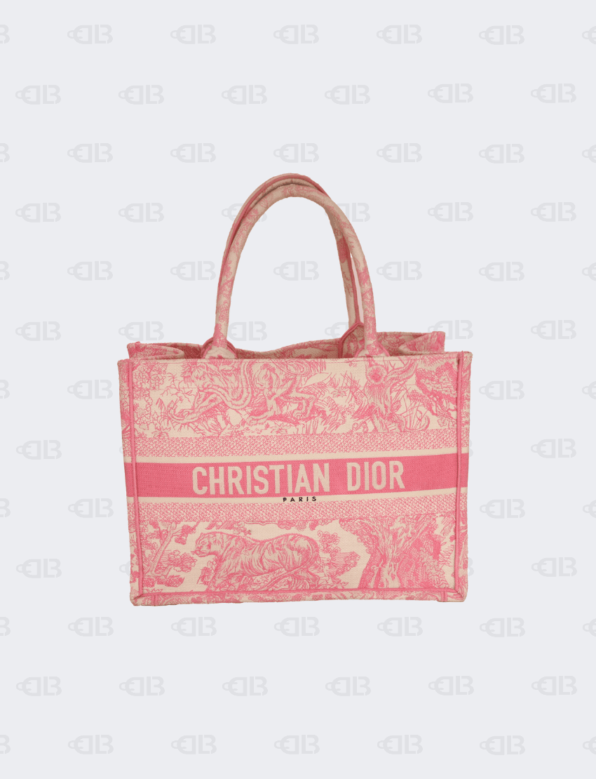 Christian Dior Medium Pink Book Tote