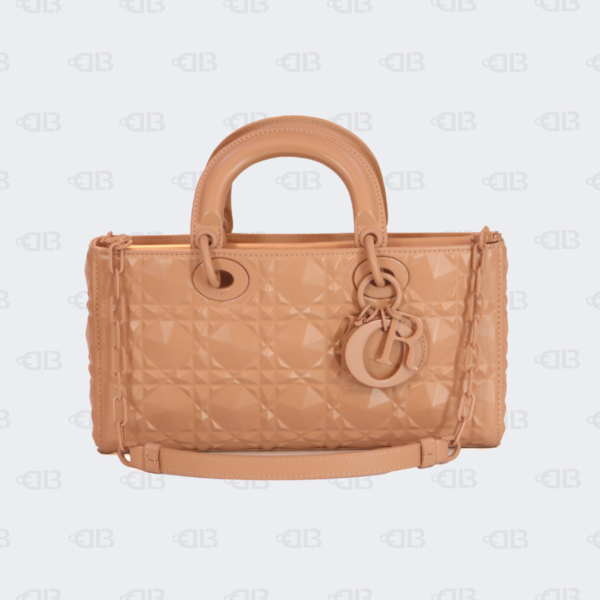 Christian Dior Beige Medium Lady D-Joy Bag