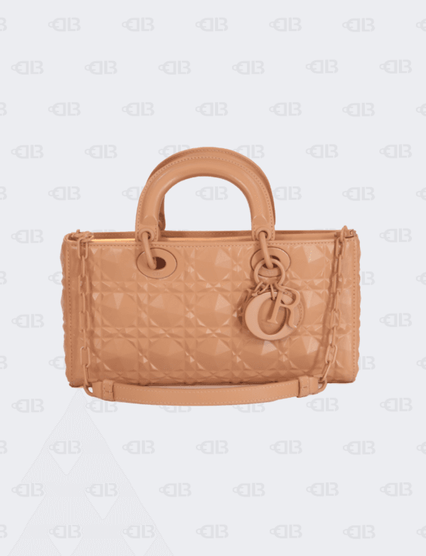 Christian Dior Beige Medium Lady D-Joy Bag