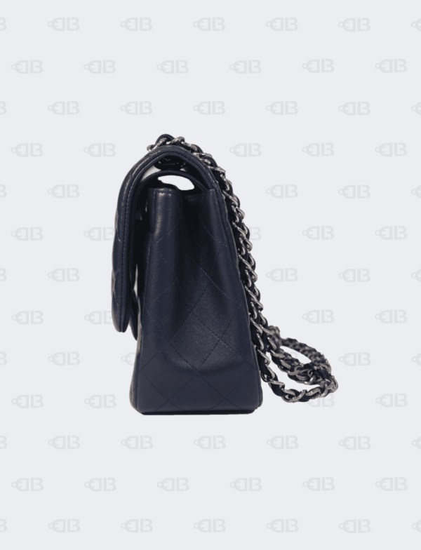 Chanel Navy Blue Jumbo Classic Caviar Double Flap