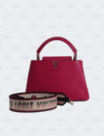 Louis Vuitton Taurillon Capucines BB Fuschia