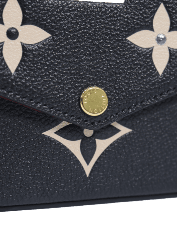 Louis Vuitton Felicie Pochette Bicolor Monogram Empreinte Giant Black