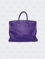 Hermes Ultraviolet Clemence Birkin 35 Gold Hardware
