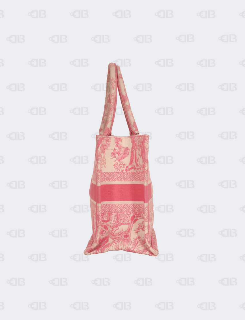 Christian Dior Medium Pink Book Tote
