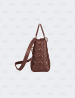 Lady Dior Burgundy Cannage Lambskin Medium