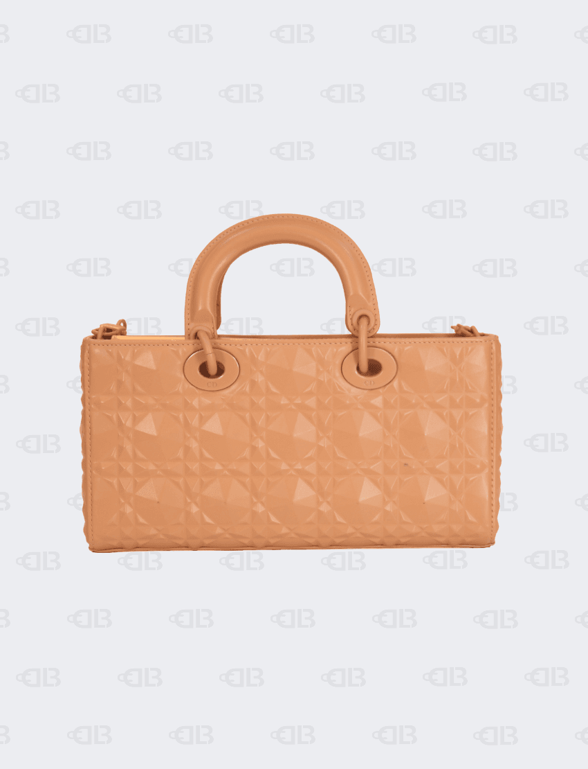 Christian Dior Beige Medium Lady D-Joy Bag