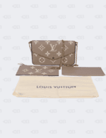 Louis Vuitton Felicie Pochette Monogram Empreinte Giant Beige