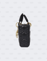 Christian Dior Small Lady D Joy Bag Black Cannage Lambskin